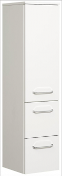 Perfecta Midischrank 121 x 30 x 33 cm, weiss Hochglanz